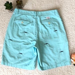 Vineyard Vines Teal Swordfish Club Shorts Men 32